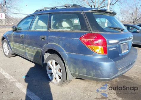 2007 Subaru Outback 2.5I from USA, damaged, VIN 4S4BP61C477315753